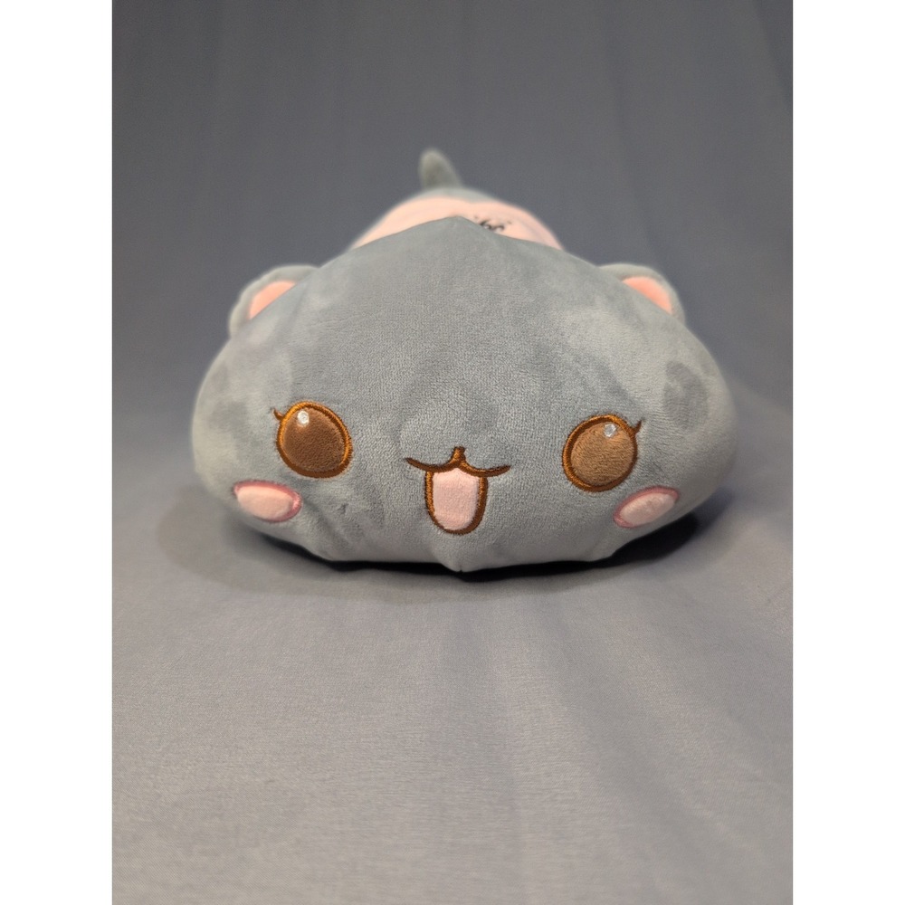 Voploy Kawaii Gray Pink Cat Plush Stuffed Animal Toy Ultra-Soft Kitten Toy 12"
